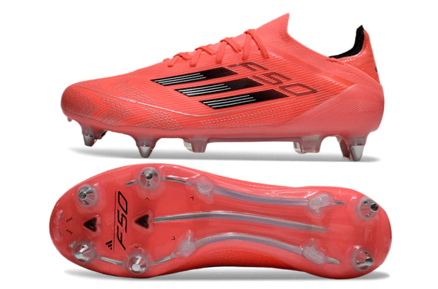 Chuteira Adidas F50 X Campo SG - Laranja/Preto