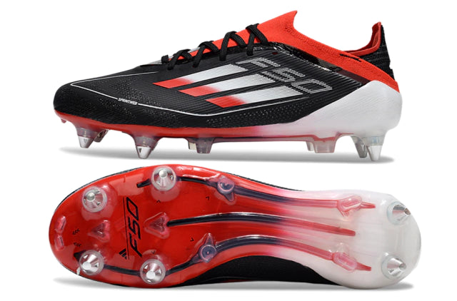 Chuteira Adidas F50 X Campo SG - Preto/Vermelho