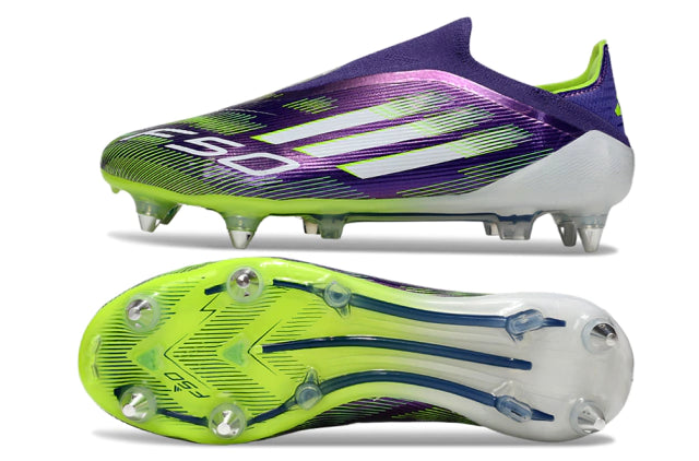 Chuteira Adidas F50 X Laceless Campo SG "Radiant Blaze"