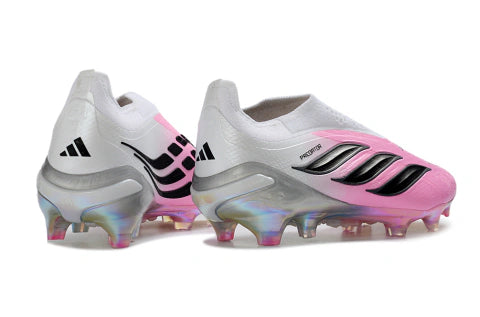 Chuteira Adidas Predator Laceless 26 Elite FG - Rosa