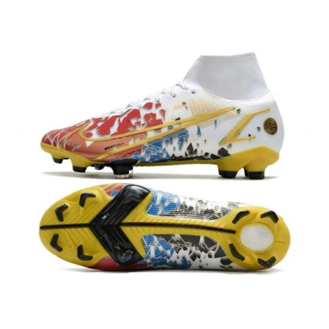 Chuteira Nike Mercurial Superfly 8 Elite Campo FG "Record Breaking CR7"