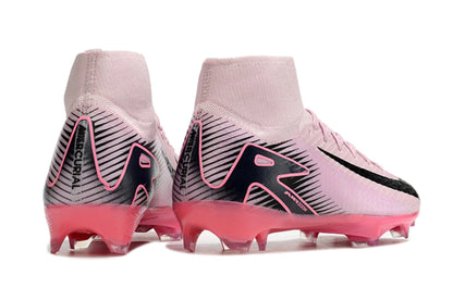 Chuteira Nike Air Zoom Mercurial Superfly 10 Elite Campo - Rosa/Preto