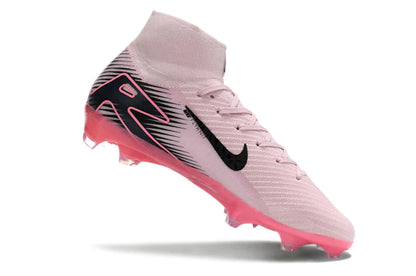 Chuteira Nike Air Zoom Mercurial Superfly 10 Elite Campo - Rosa/Preto