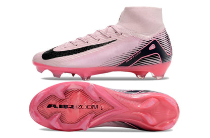 Chuteira Nike Air Zoom Mercurial Superfly 10 Elite Campo - Rosa/Preto