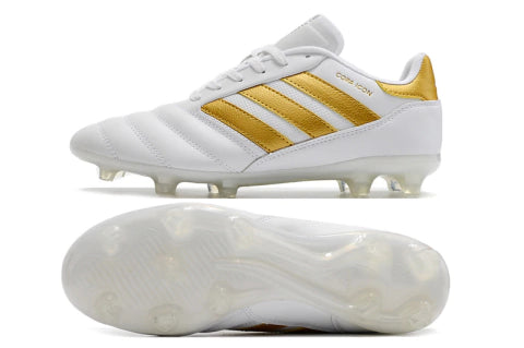 Chuteira Adidas Copa Icon Campo - Branco/Dourado
