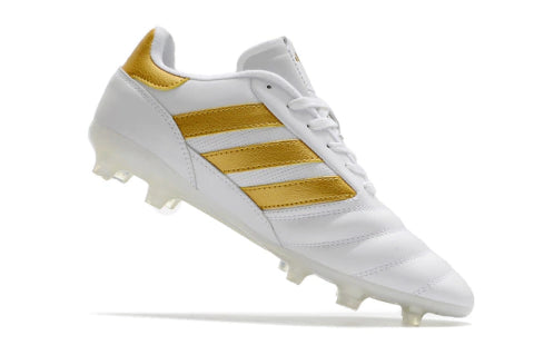 Chuteira Adidas Copa Icon Campo - Branco/Dourado