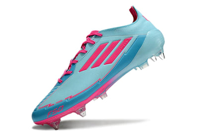 Chuteira Adidas F50 X Campo SG - Azul/Rosa