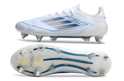 Chuteira Adidas F50 X Campo SG - Branco/Azul