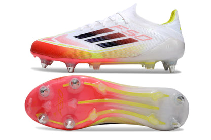 Chuteira Adidas F50 X Campo SG - Branco/Laranja