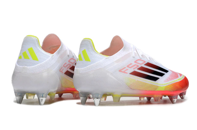 Chuteira Adidas F50 X Campo SG - Branco/Laranja