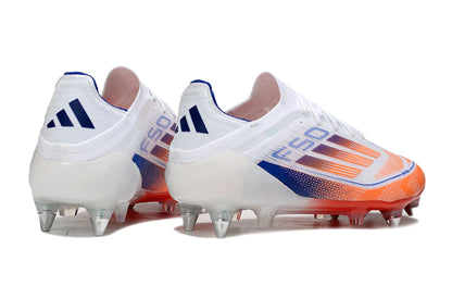 Chuteira Adidas F50 X Campo SG - Branco/Laranja