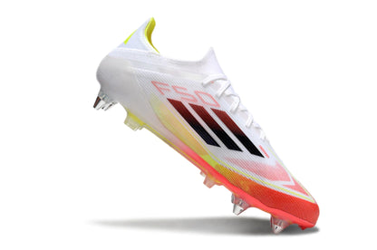 Chuteira Adidas F50 X Campo SG - Branco/Laranja