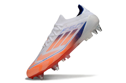 Chuteira Adidas F50 X Campo SG - Branco/Laranja