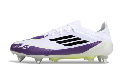 Chuteira Adidas F50 X Campo SG - BrancoRoxoPreto