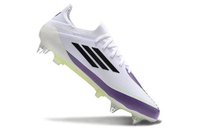 Chuteira Adidas F50 X Campo SG - BrancoRoxoPreto