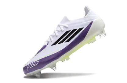 Chuteira Adidas F50 X Campo SG - BrancoRoxoPreto
