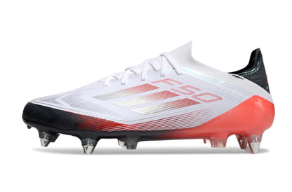 Chuteira Adidas F50 X Campo SG - Branco/Vermelho