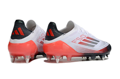 Chuteira Adidas F50 X Campo SG - Branco/Vermelho