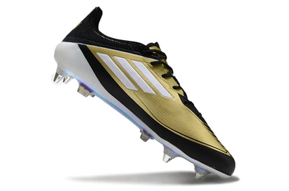 Chuteira Adidas F50 X Campo SG - Dourado/Preto