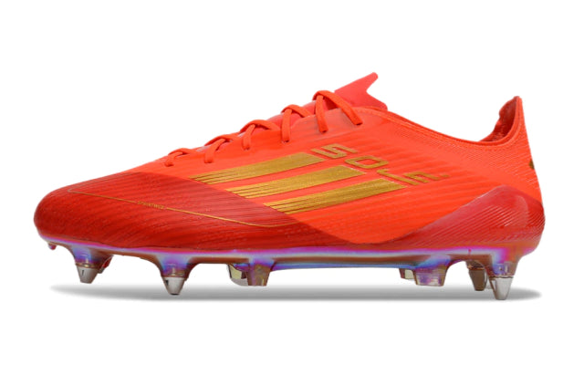 Chuteira Adidas F50 X Campo SG - Laranja/Dourado