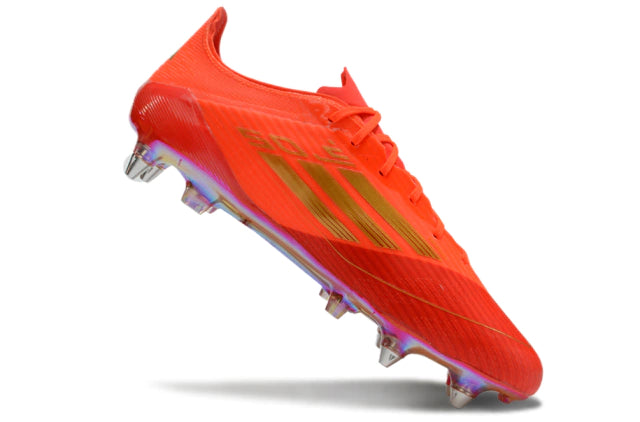 Chuteira Adidas F50 X Campo SG - Laranja/Dourado