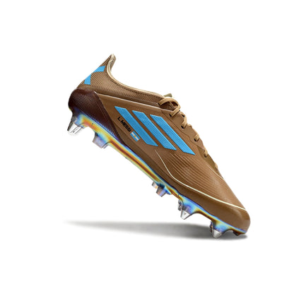 Chuteira Adidas F50 X Campo SG - Marrom/Azul