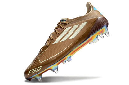 Chuteira Adidas F50 X Campo SG - Marrom/Azul