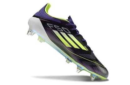 Chuteira Adidas F50 X Campo SG - Preto/Branco/Roxo