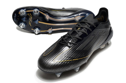 Chuteira Adidas F50 X Campo SG - Preto/Dourado