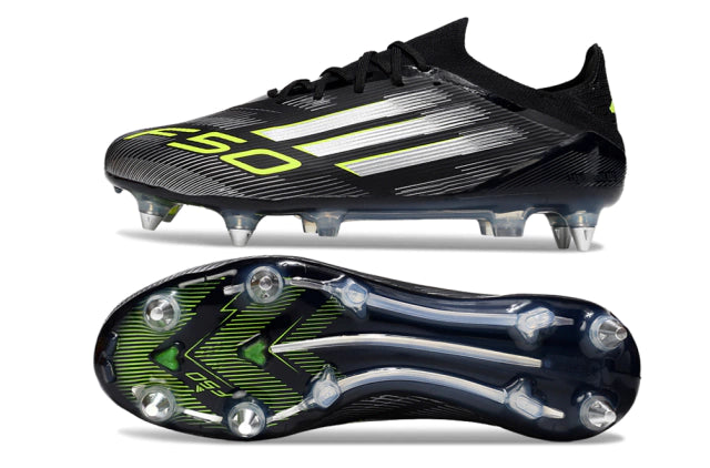 Chuteira Adidas F50 X Campo SG - Preto/Verde