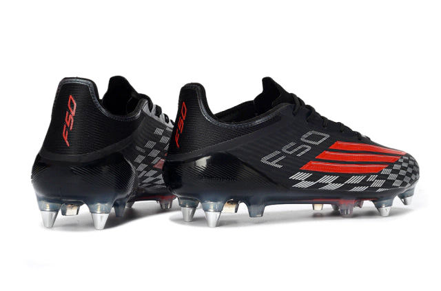 Chuteira Adidas F50 X Campo SG - Preto/Vermeho