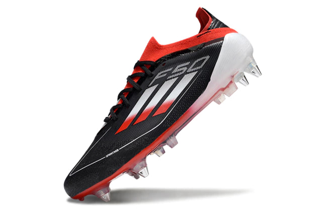 Chuteira Adidas F50 X Campo SG - Preto/Vermelho