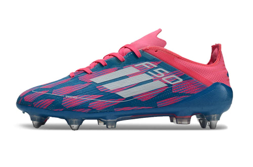 Chuteira Adidas F50 X Campo SG - Rosa/Azul
