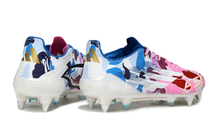 Chuteira Adidas F50 X Campo SG - Rosa/Azul