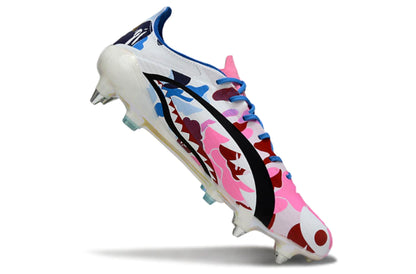 Chuteira Adidas F50 X Campo SG - Rosa/Azul