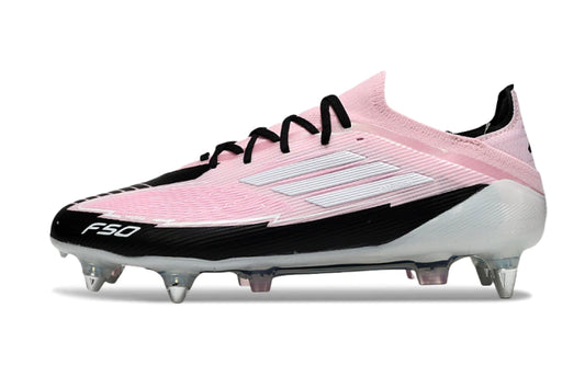 Chuteira Adidas F50 X Campo SG - Rosa/Branco
