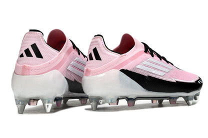 Chuteira Adidas F50 X Campo SG - Rosa/Branco