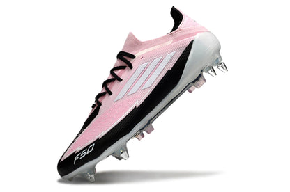 Chuteira Adidas F50 X Campo SG - Rosa/Branco