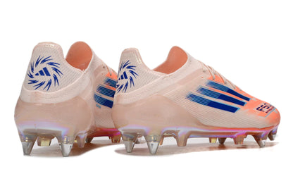 Chuteira Adidas F50 X Campo SG - Rosa/Laranja