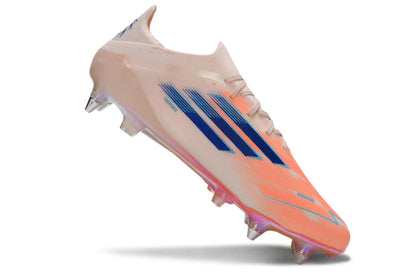 Chuteira Adidas F50 X Campo SG - Rosa/Laranja