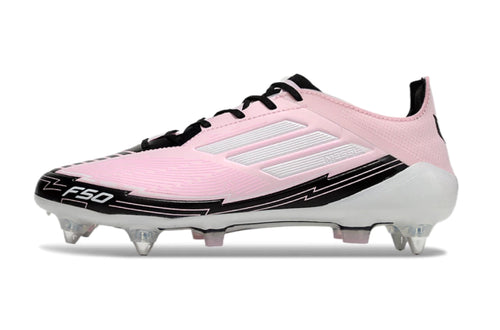 Chuteira Adidas F50 X Campo SG - RosaPretoBranco