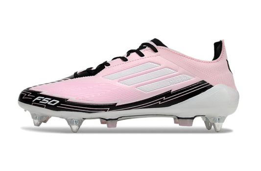 Chuteira Adidas F50 X Campo SG - RosaPretoBranco