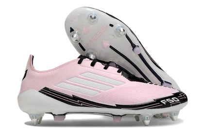 Chuteira Adidas F50 X Campo SG - RosaPretoBranco
