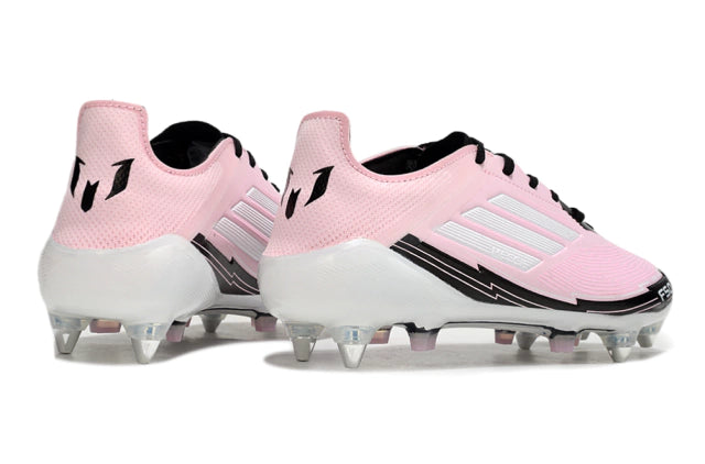 Chuteira Adidas F50 X Campo SG - RosaPretoBranco