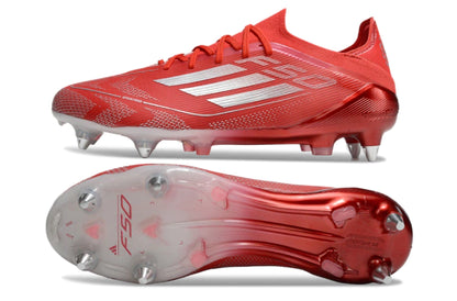 Chuteira Adidas F50 X Campo SG - Vermelho/Prata