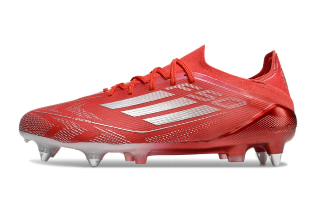 Chuteira Adidas F50 X Campo SG - Vermelho/Prata