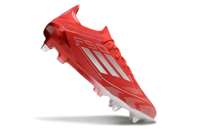 Chuteira Adidas F50 X Campo SG - Vermelho/Prata