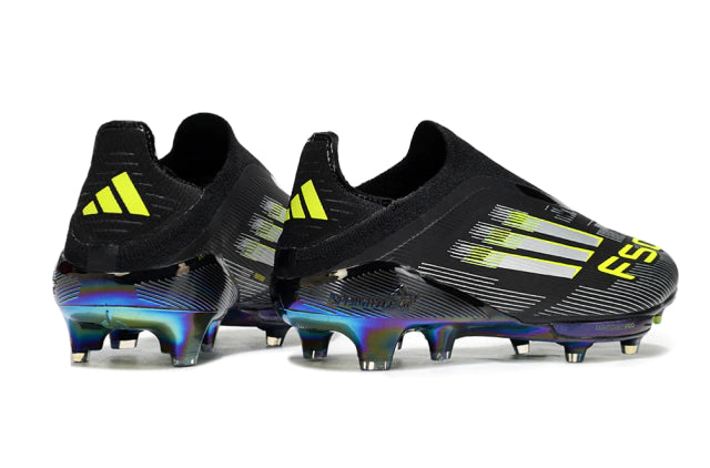 Chuteira Adidas F50 X Laceless Campo - Amarelo/Preto