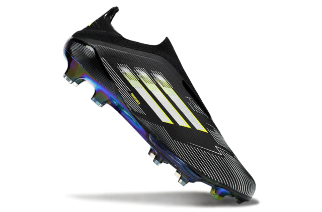 Chuteira Adidas F50 X Laceless Campo - Amarelo/Preto