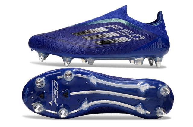 Chuteira Adidas F50 X Laceless Campo SG - Azul